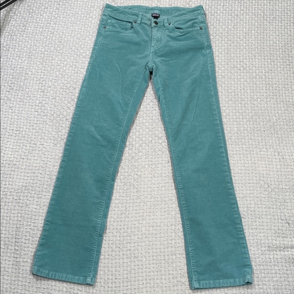 Womens Patagonia Turquoise Corduroy Pants Style #55060 Organic Cotton Size 28 - Picture 7 of 15